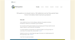 Desktop Screenshot of fbsuppliers.dk